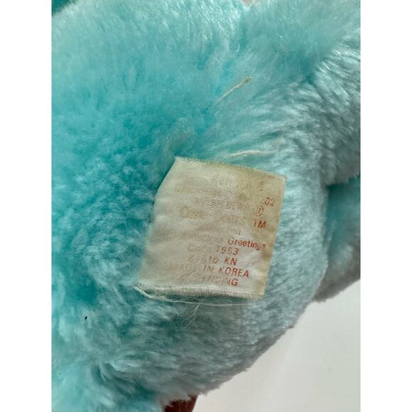 Vintage Care Bear Wish Bear 1983 Plush 13" Kenner Rainbow Shooting Star Blue - Picture 7 of 9